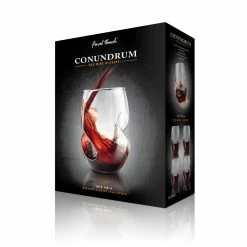 Final Touch Conundrum Red Wine Glasses - Set Of 4