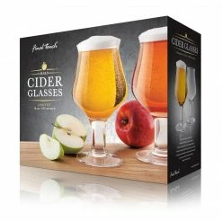 Final Touch Hard Cider Glasses - Set Of 2