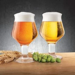 Final Touch Craft Beer Glasses - Set Of 2 Tabletop & Bar