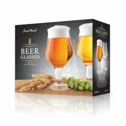 Final Touch Craft Beer Glasses - Set Of 2 Tabletop & Bar