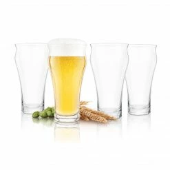 Final Touch Brewhouse Beer Glass - Set Of 4 - 20 Oz (591 Ml) Tabletop & Bar