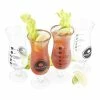 Final Touch Caesar Cocktail Glasses - Set Of 4