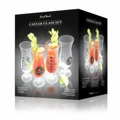 Final Touch Caesar Cocktail Glasses - Set Of 4
