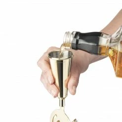 Final Touch Tabletop & Bar Bartender's Collection Brass Cocktail Mixing Set