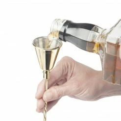 Final Touch Tabletop & Bar Bartender's Collection Brass Cocktail Mixing Set