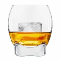 Final Touch Bartender's Collection Colossal Ice Cube Whiskey Glass Tabletop & Bar