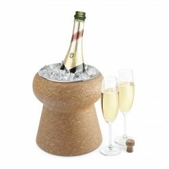 Final Touch Champagne & Wine Cork Beverage Bin Tabletop & Bar