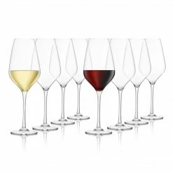 Budget π Final Touch Everyday Lead-Free Crystal Wine Glasses π 14 Final Touch Everyday Lead-Free Crystal Wine Glasses