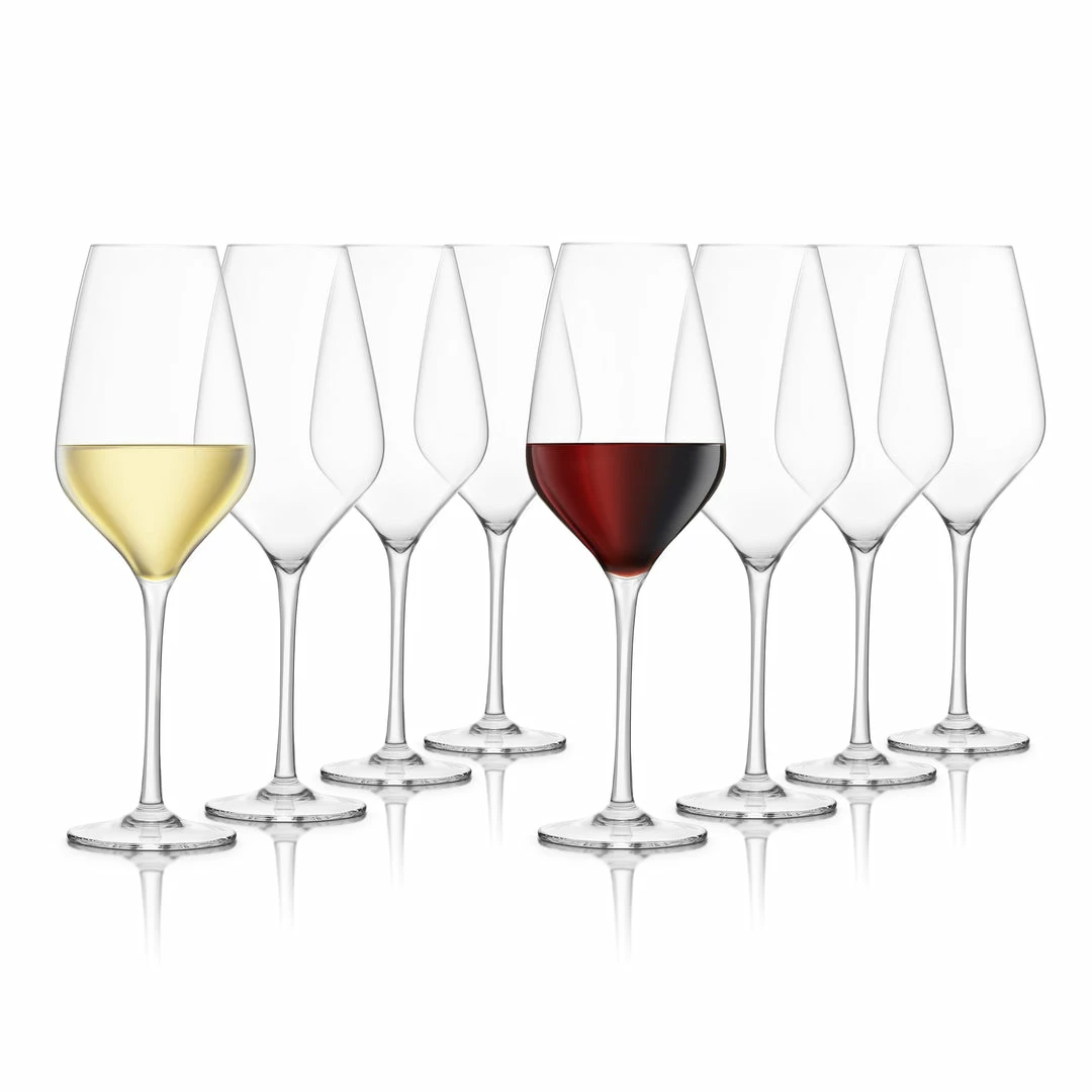 Budget π Final Touch Everyday Lead-Free Crystal Wine Glasses π 7 Final Touch Everyday Lead-Free Crystal Wine Glasses