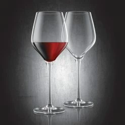 Final Touch Red Wine Lead-Free Crystal Glasses