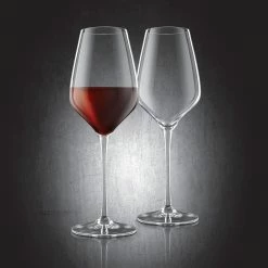 Final Touch Bordeaux Lead-Free Crystal Glasses - Set Of 2