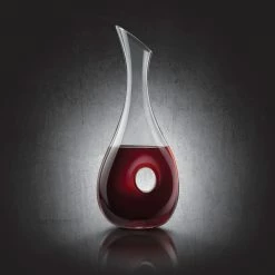 Final Touch Lacuna Lead-Free Crystal Wine Decanter