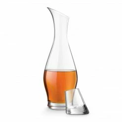 Final Touch Tabletop & Bar Entasis Lead-Free Crystal Liquor Decanter