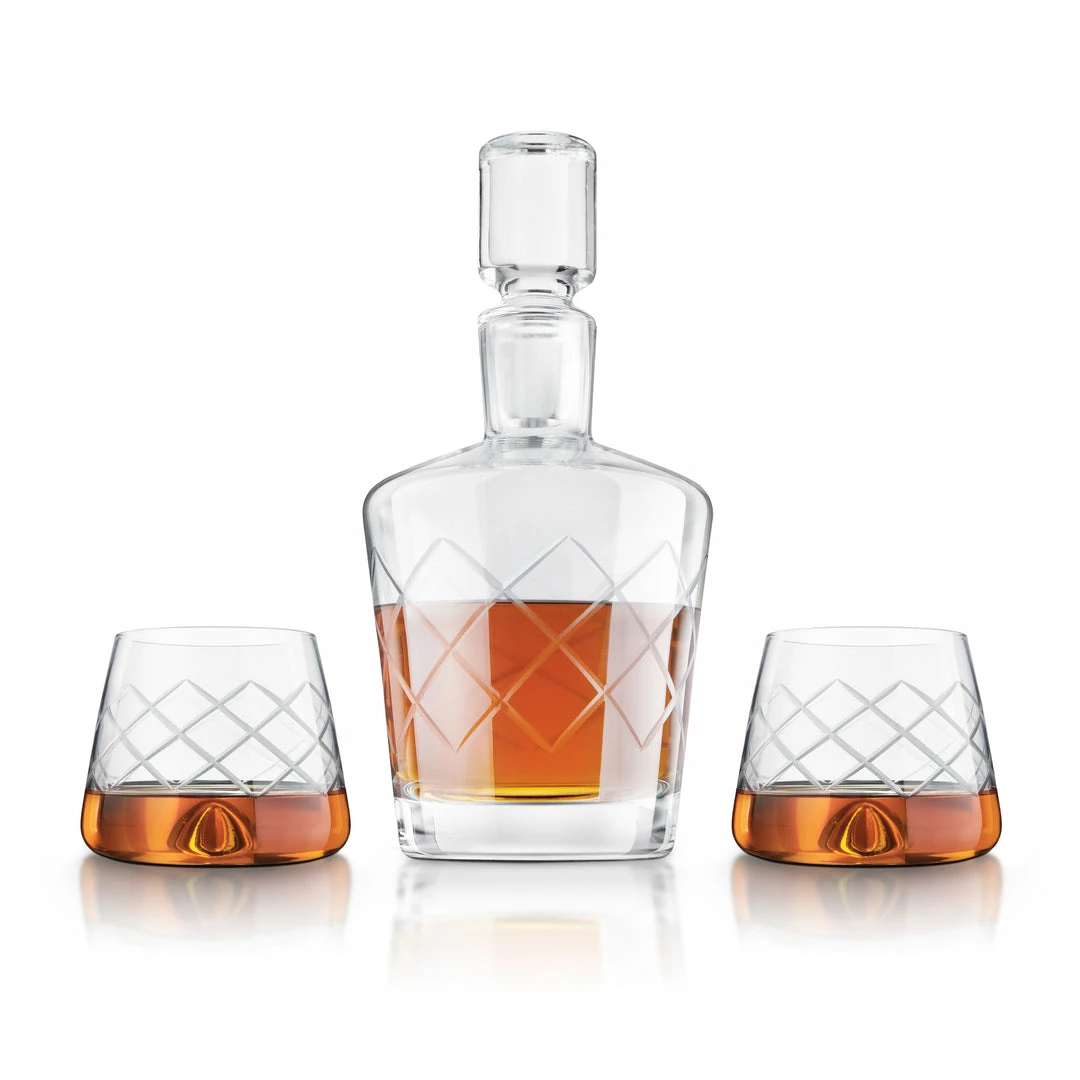 Flash Sale π Final Touch Tabletop & Bar 4 Piece Lead-Free Crystal Whiskey Decanter Set β€οΈ 3 Final Touch Tabletop & Bar 4 Piece Lead-Free Crystal Whiskey Decanter Set