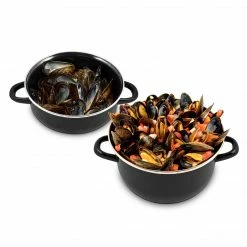 Final Touch Mussel Pot - Black