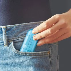 Final Touch Chefs Tools GoSip Glass Reusable Straws -Translucent Blue