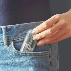 Final Touch GoSip Stainless Steel Reusable Straws - Translucent Grey