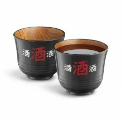 Final Touch Tabletop & Bar Wood Sake Cups