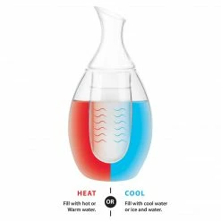 Final Touch Sake Decanter Set - Frosted White Tabletop & Bar