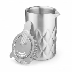 Final Touch Double-Wall Stainless Steel Yari Mixing Pitcher Set Tabletop & Bar