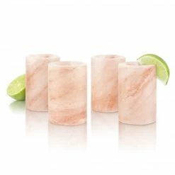 Final Touch Tabletop & Bar Himalayan Salt Shot Glasses - Set Of 4