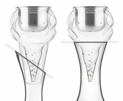 Final Touch Conundrum Stainless Steel Aerator For Wine Decanters