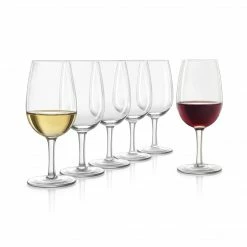 Final Touch Iso Wine Tasting Glasses - Set Of 6 Tabletop & Bar