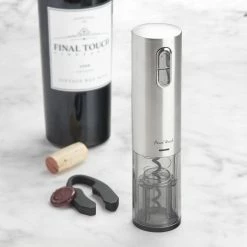 Final Touch Chefs Tools Lithium-Ion Electric Corkscrew
