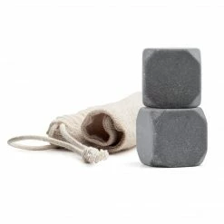Final Touch Sculpted Chilling Stones - Set Of 2 Tabletop & Bar
